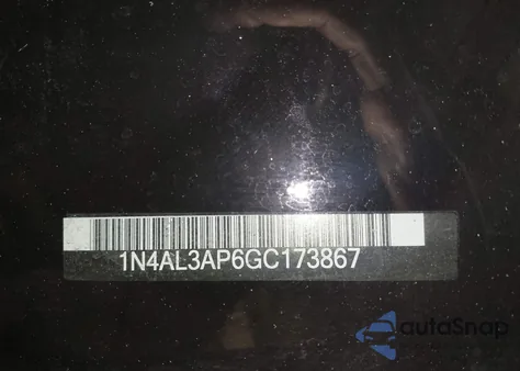 2016 Nissan Altima 2.5 Sr из США, поврежденный, VIN 1N4AL3AP6GC173867